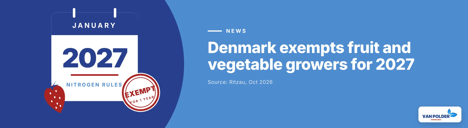 Denmark exempts fruit and vegetable growers from 2027 nitrogen limits