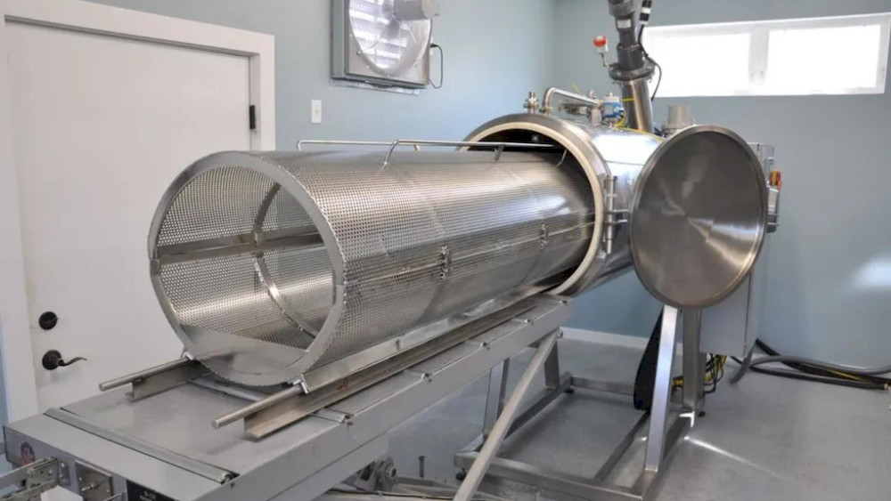 Chemical alkaline hydrolysis is designed for rapid protein breakdown and large-scale fertilizer production